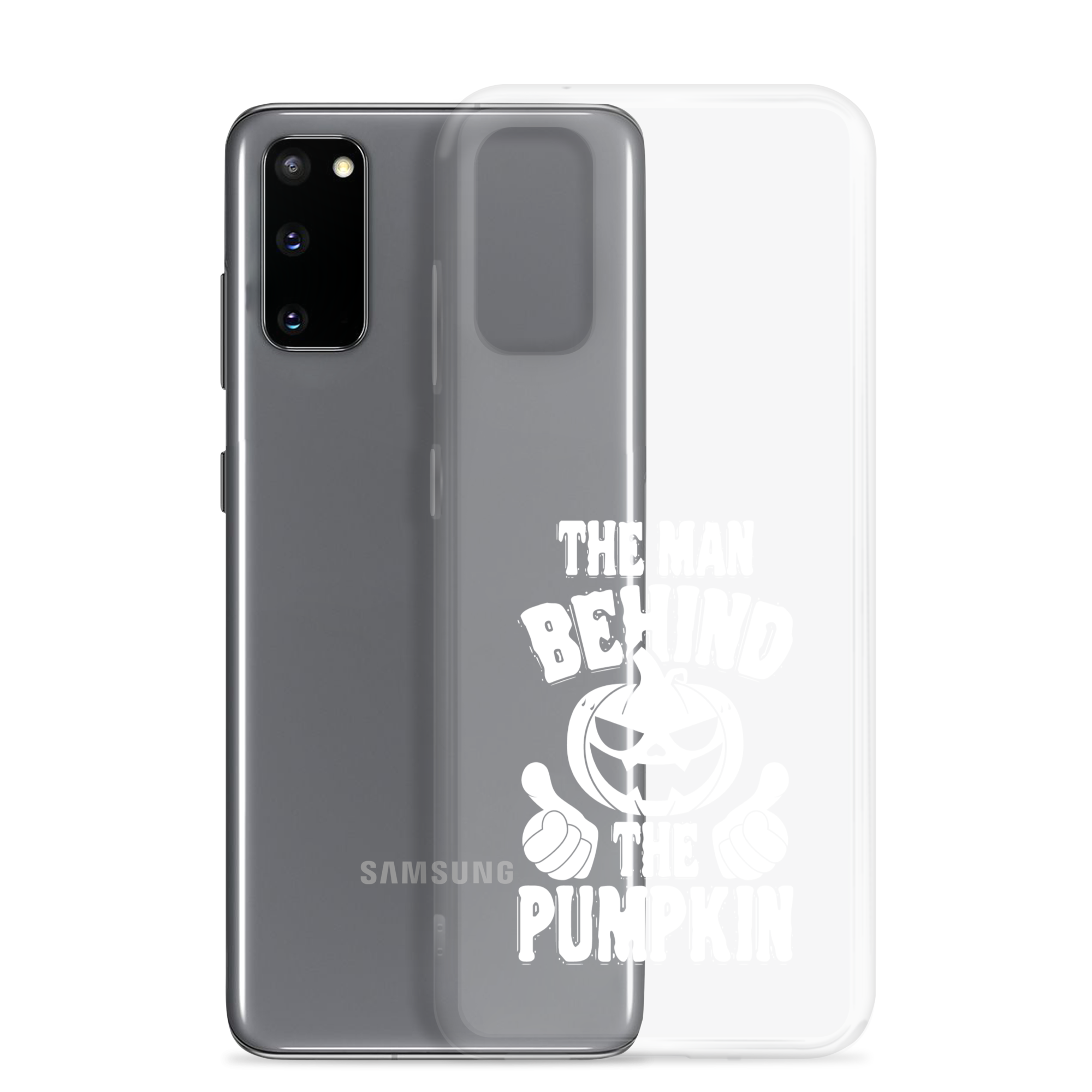 The Man Behind The Pumpkin Clear Case for Samsung®