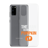 The Man Behind The Pumpkin Clear Case for Samsung®