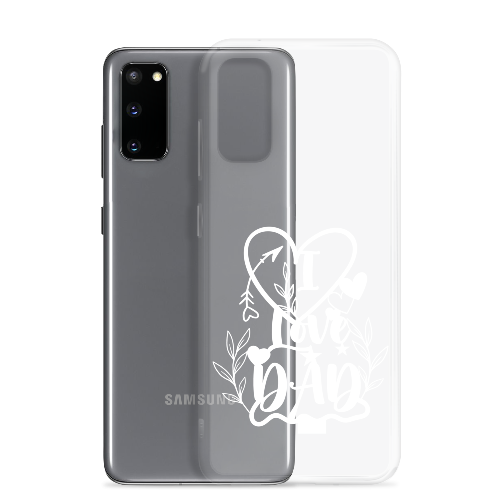 I Love Dad Clear Case for Samsung®