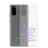 Sorry Girls Mommy Is My Valentine Clear Case for Samsung®