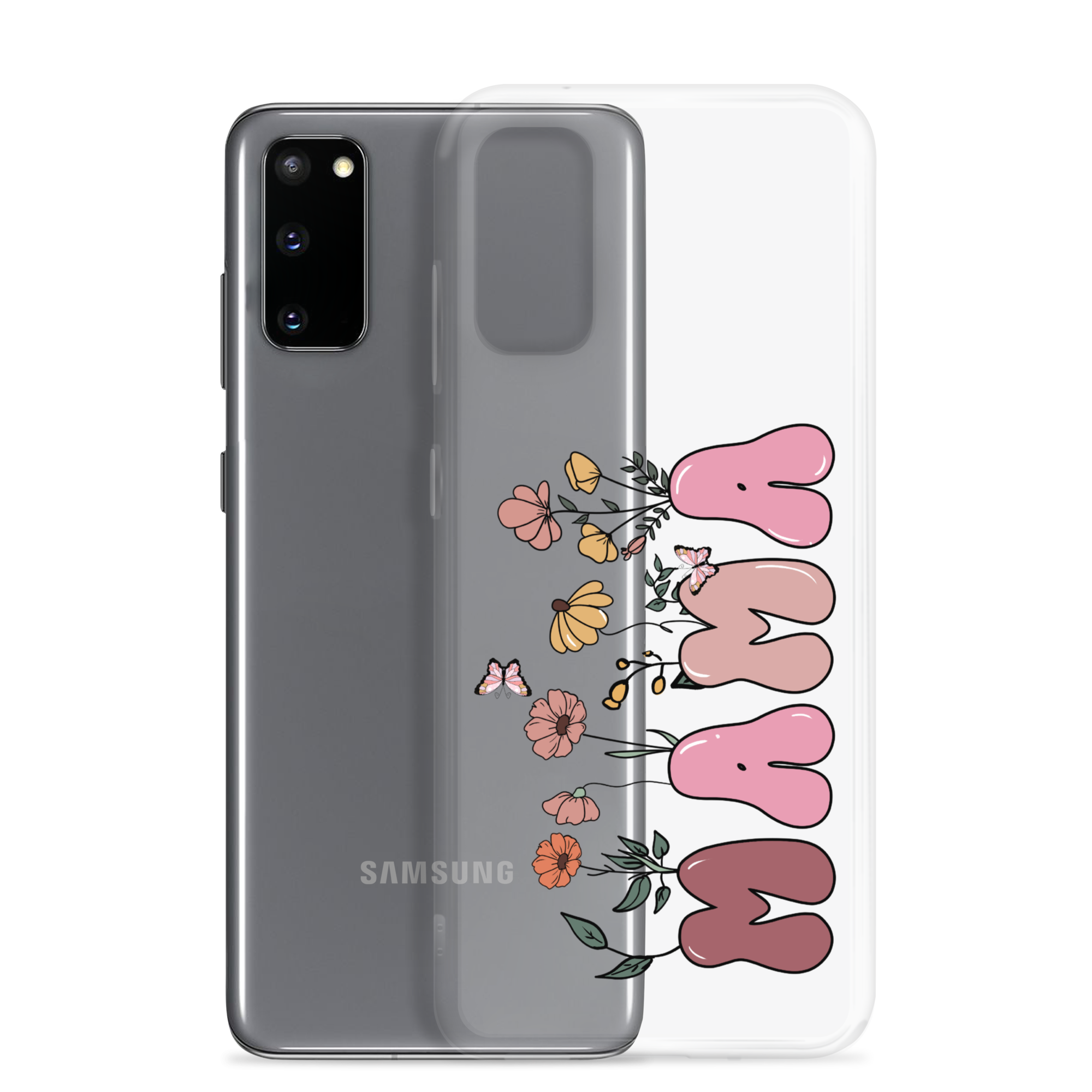 Floral Mama Clear Case for Samsung®