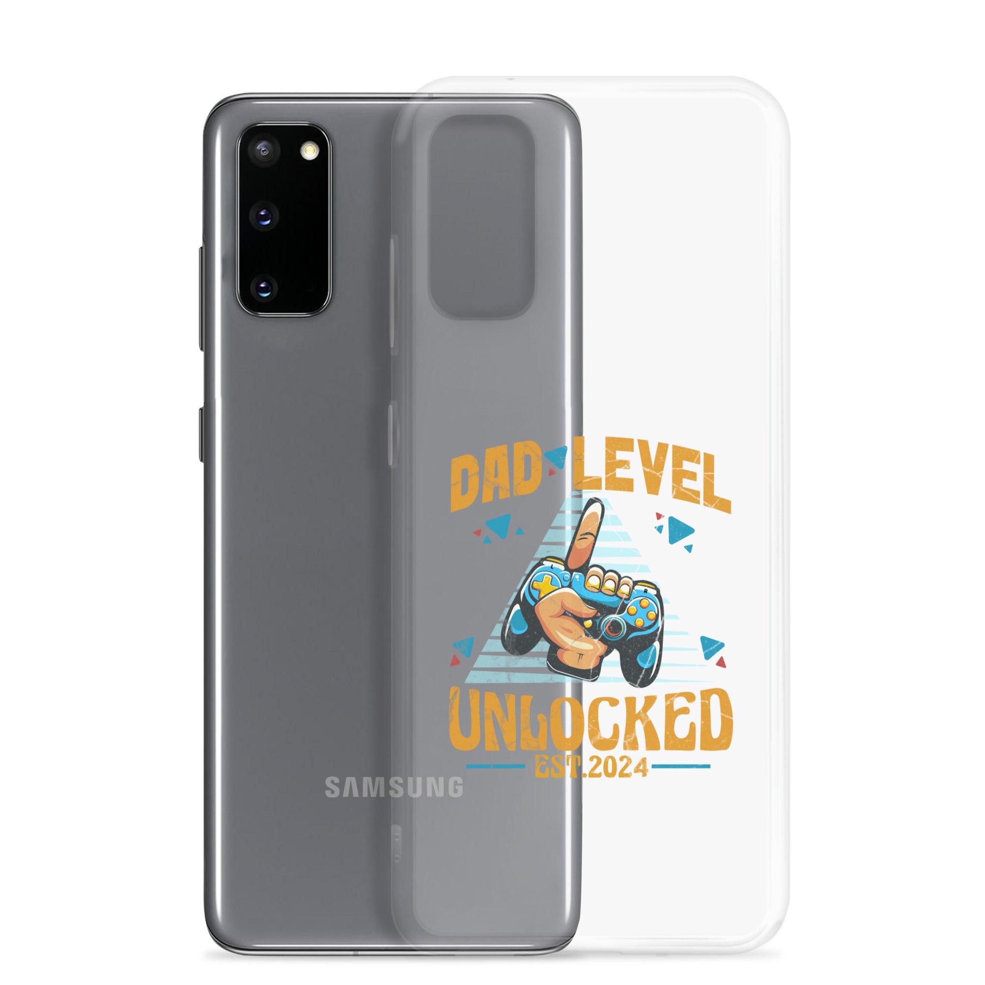 Dad Level Unlocked Est. 2024 Clear Case for Samsung®