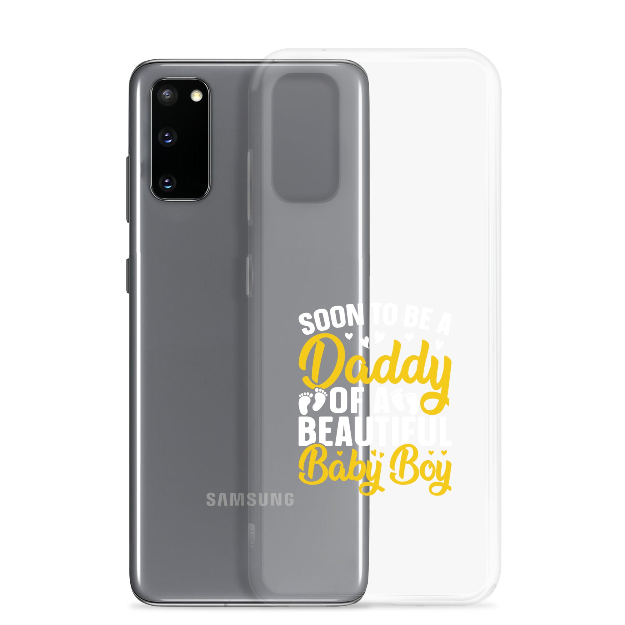 Soon To Be A Daddy For Boy Clear Case for Samsung®