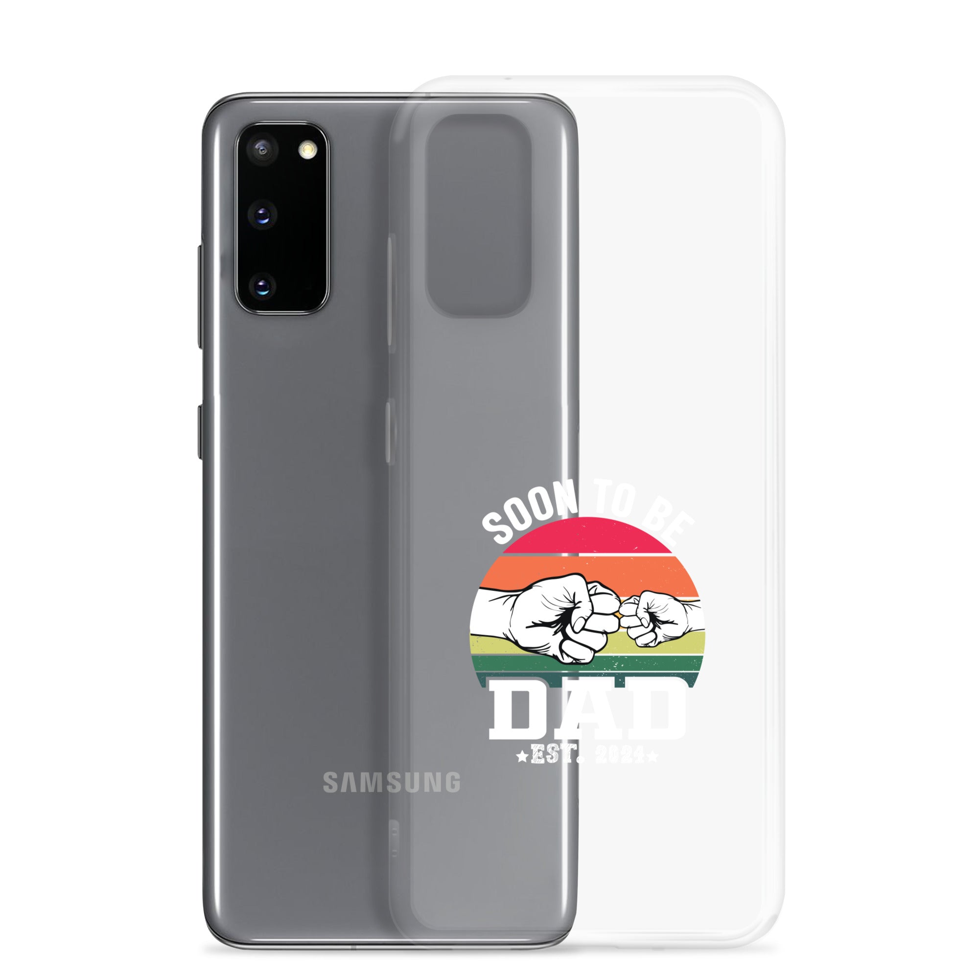 Soon To Be Dad Est. 2024 Clear Case for Samsung®