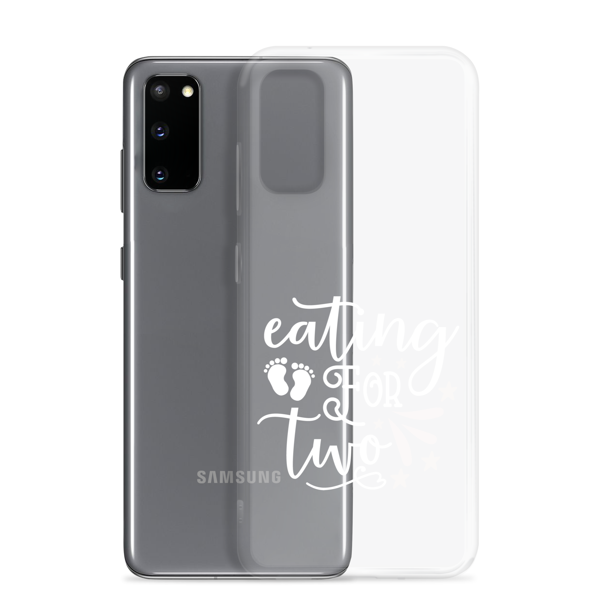 I'm Eating for Two Clear Case for Samsung®