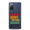 Awesome Dads Tattoos Beards Clear Case for Samsung®