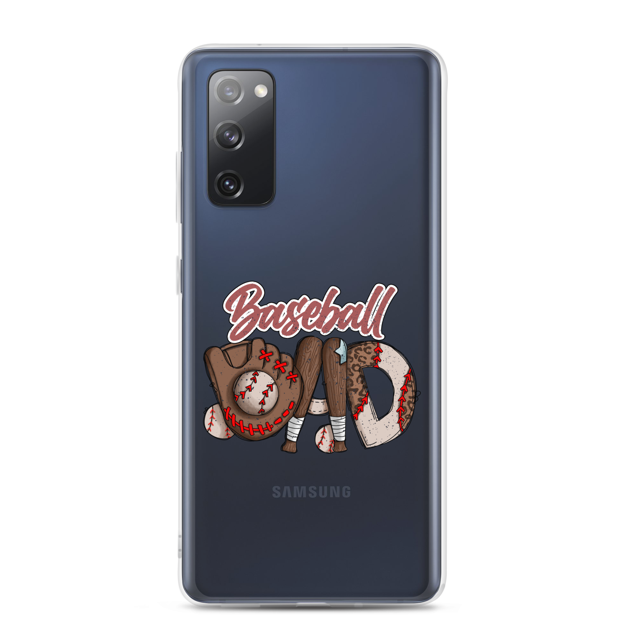 Baseball Dad Clear Case for Samsung®