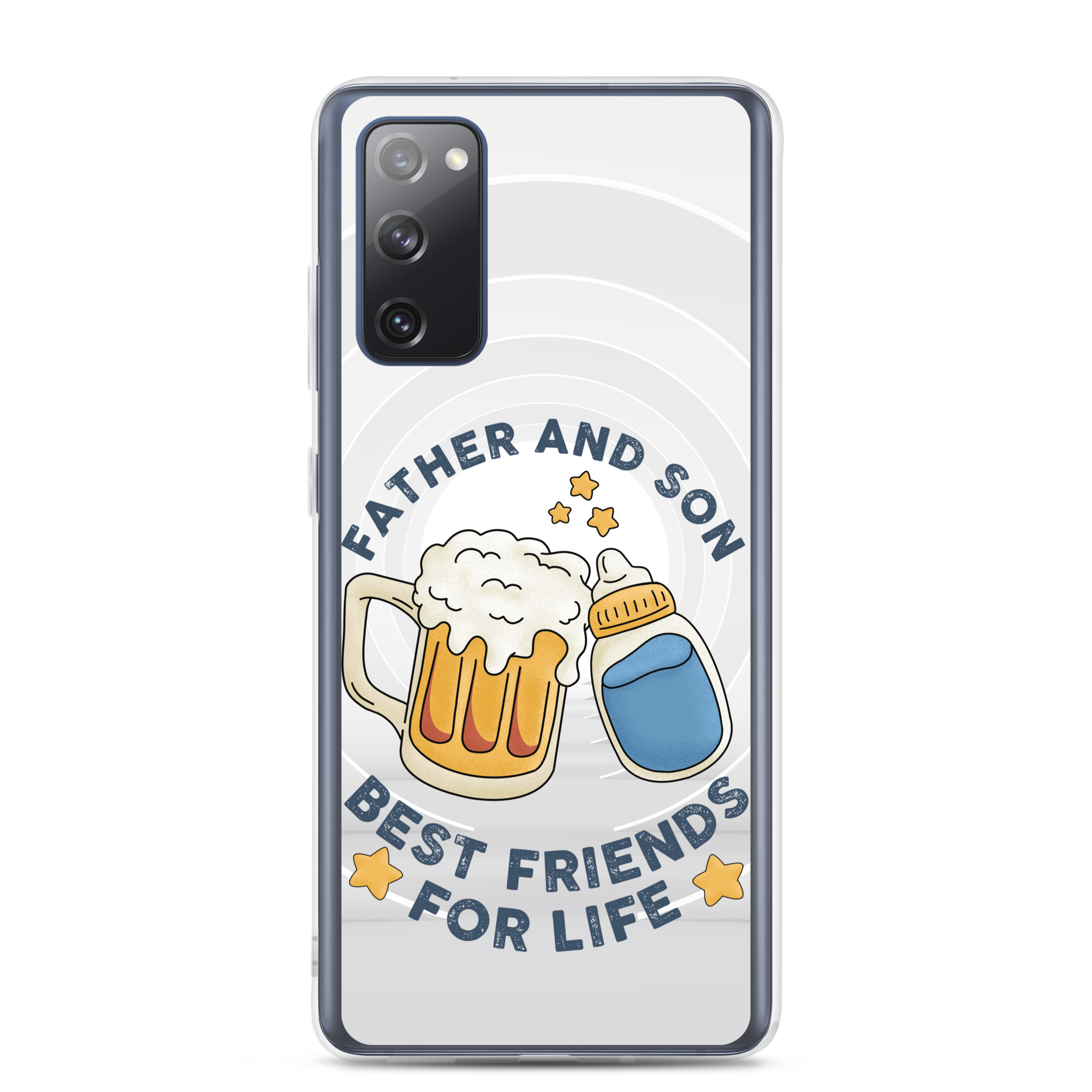 Father And Son Best Friends For Life Clear Case for Samsung®