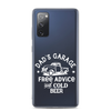 Dad's Garage Free Advice And Cold Beer Clear Case for Samsung®