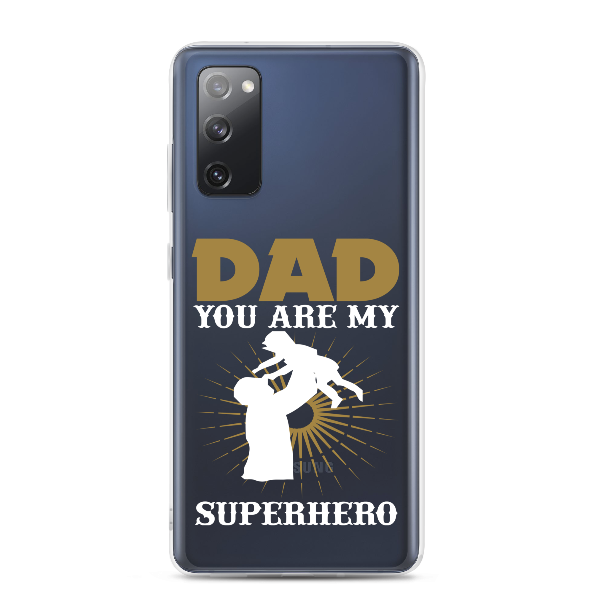 Dad You Are My Superhero Clear Case for Samsung®