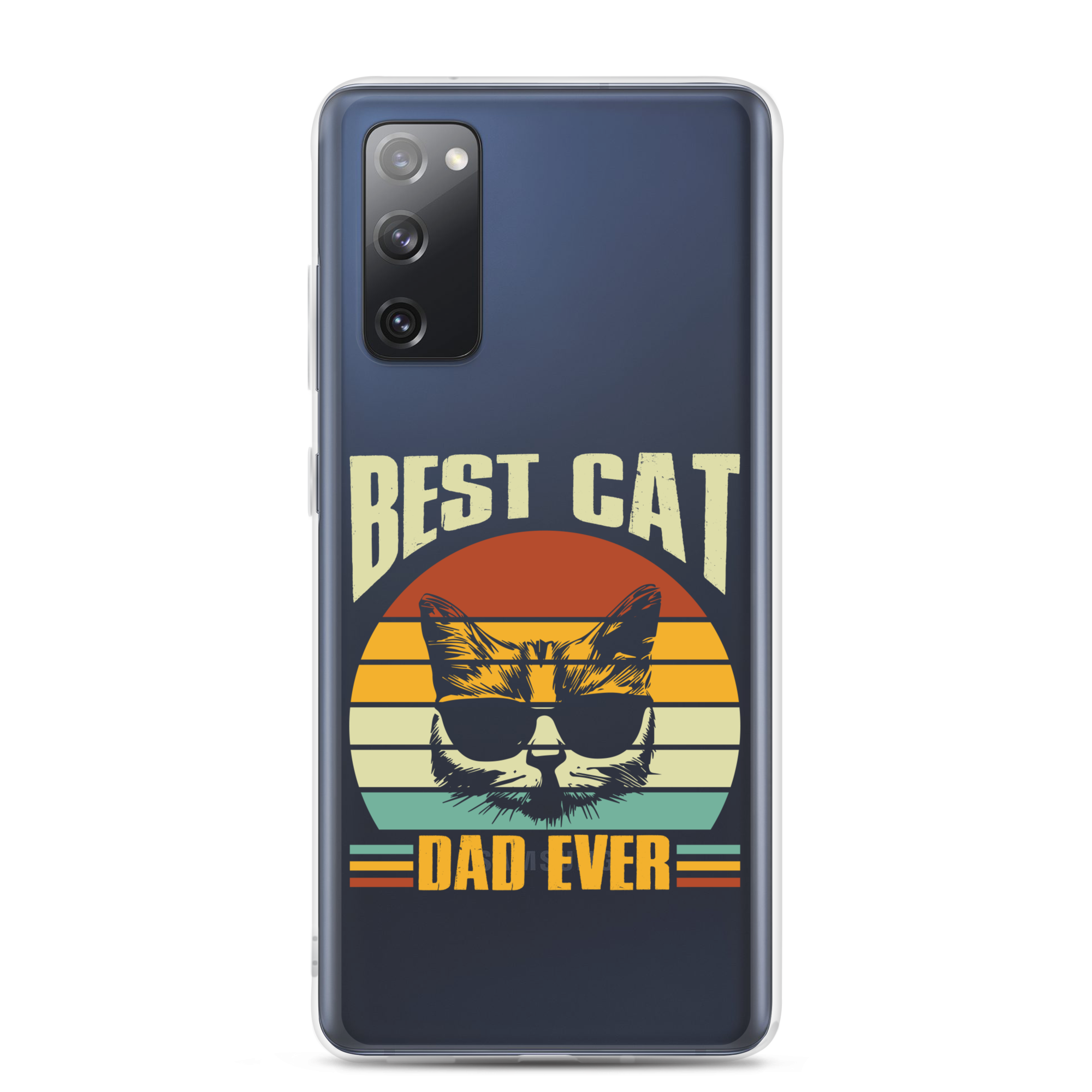 Best Cat Dad Ever Clear Case for Samsung®