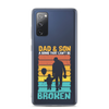 Dad And Son A Bond that can't Be Broken Clear Case for Samsung®