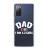 Dad Of 1 Boy And 2 Girls Clear Case for Samsung®