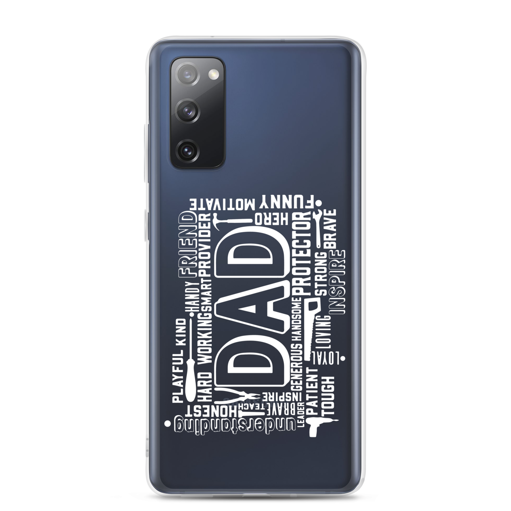 Dad Hardworking Smart Provider Friend Clear Case for Samsung®