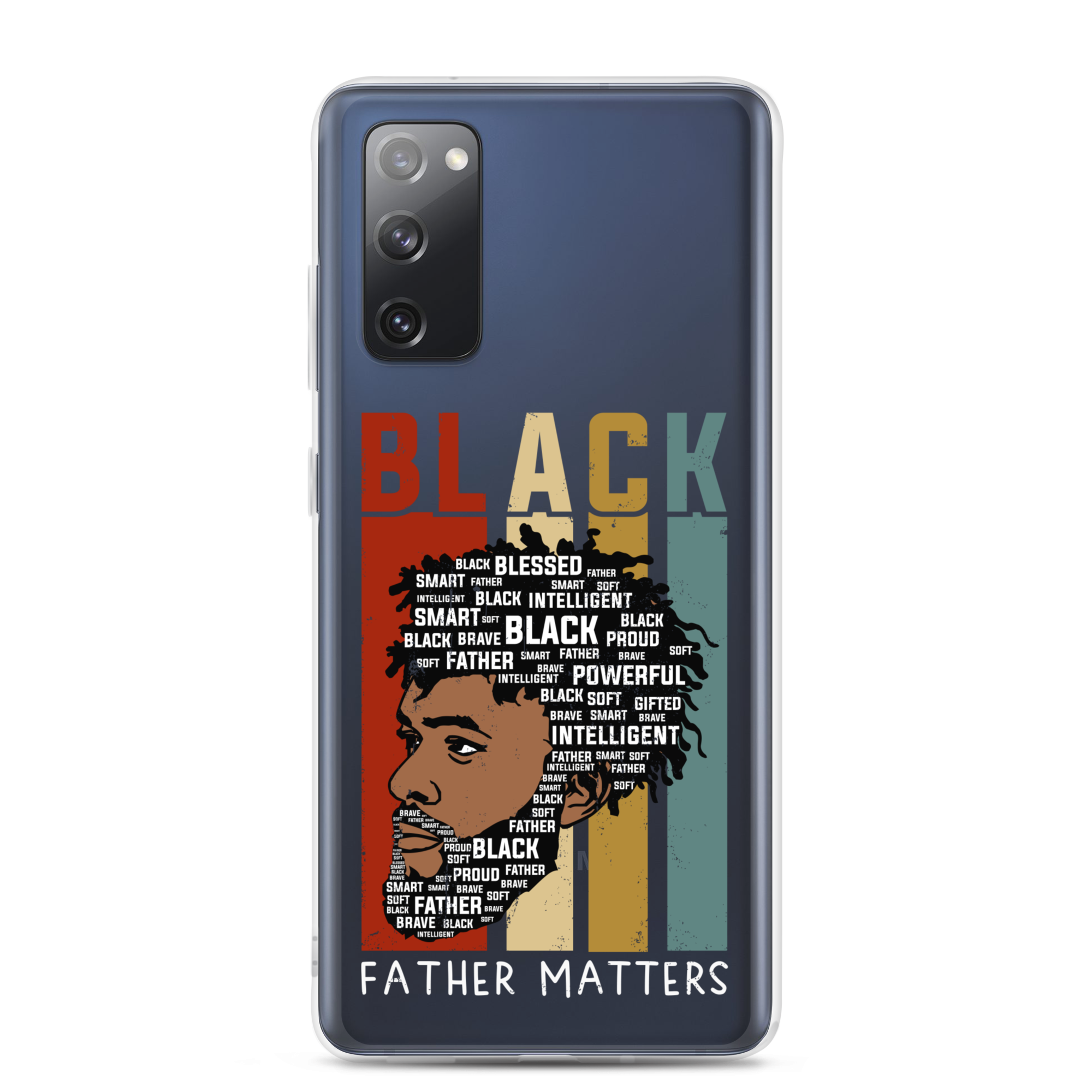 Black Father Matters Clear Case for Samsung®