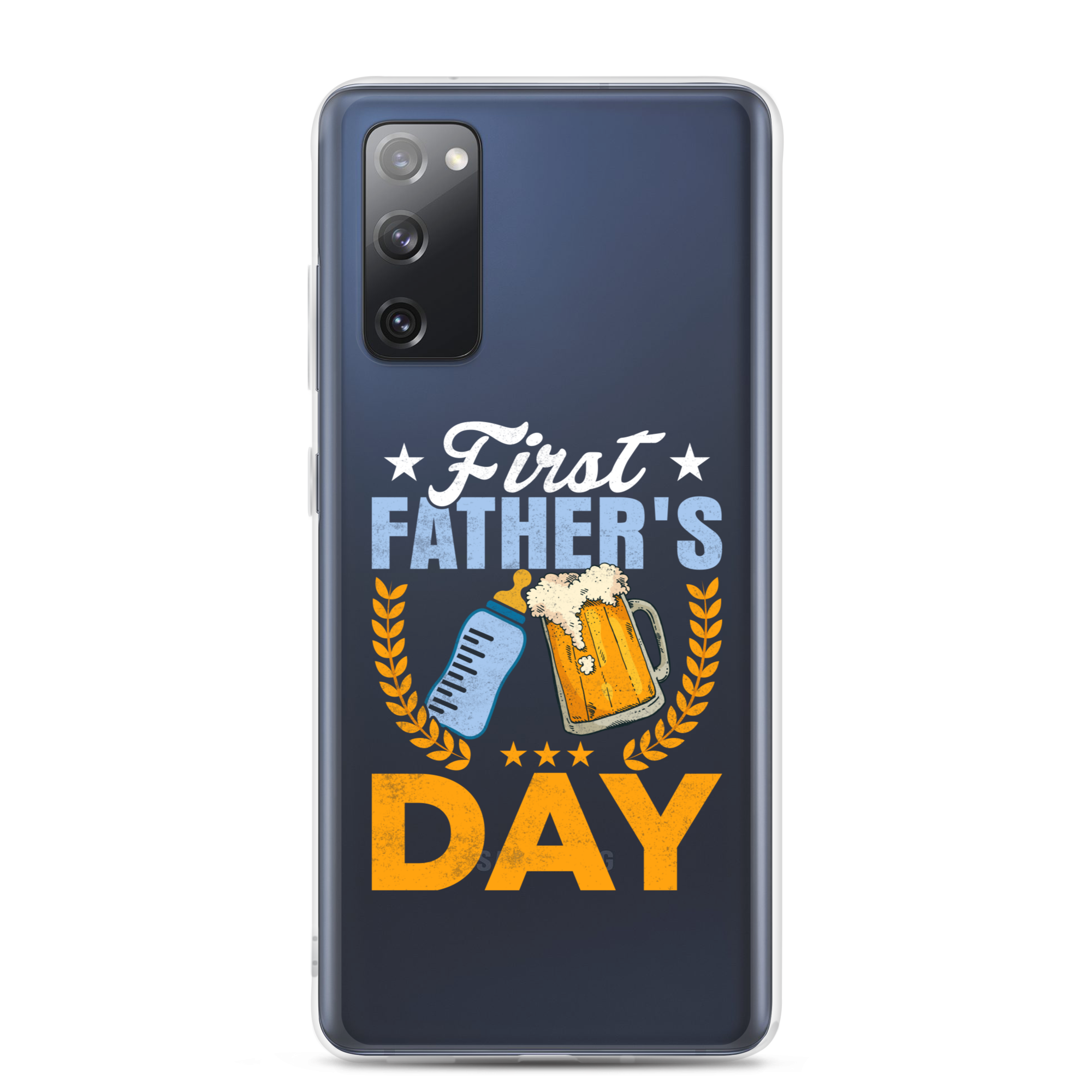 First Father's Day Clear Case for Samsung®