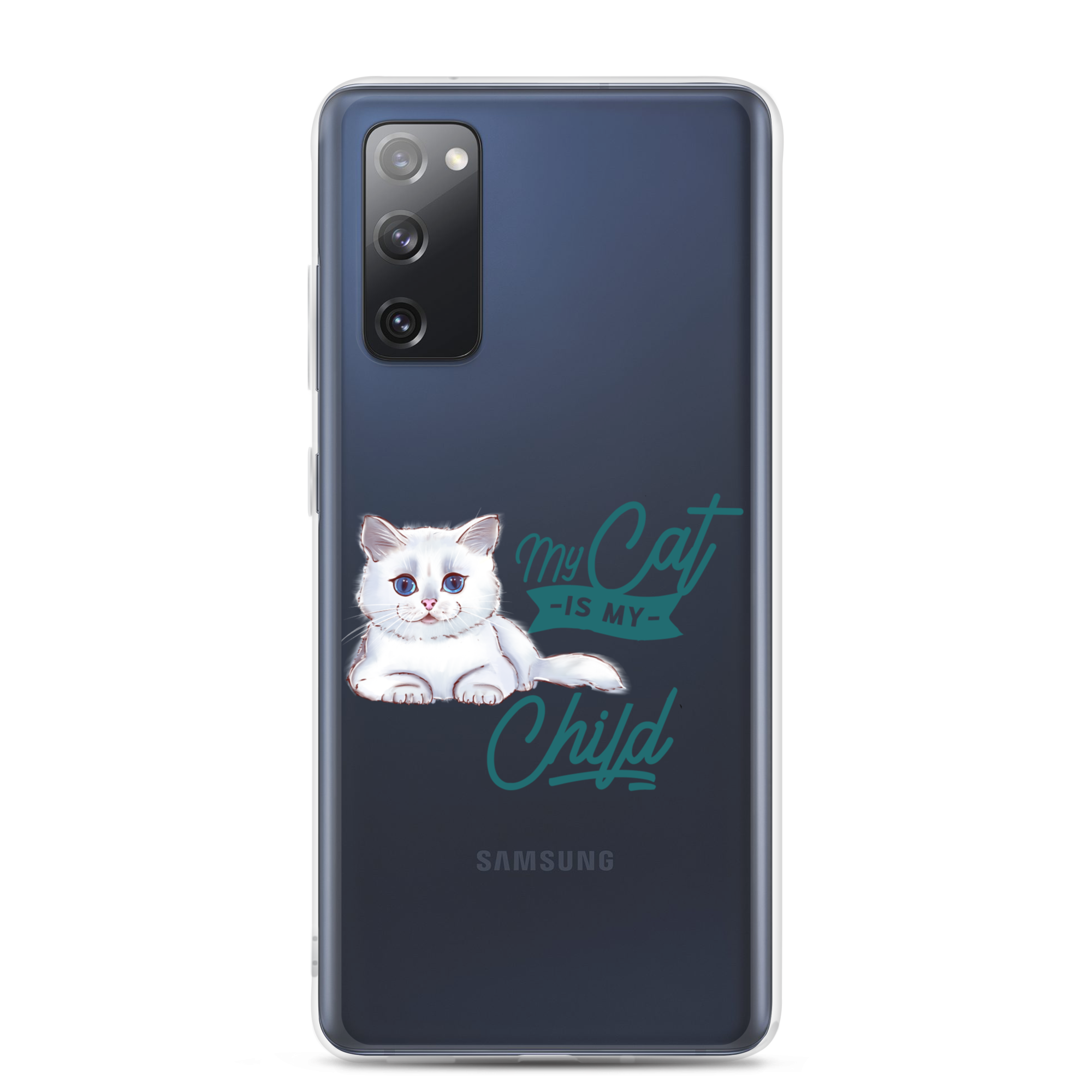 My Cat Is My Child Clear Case for Samsung®