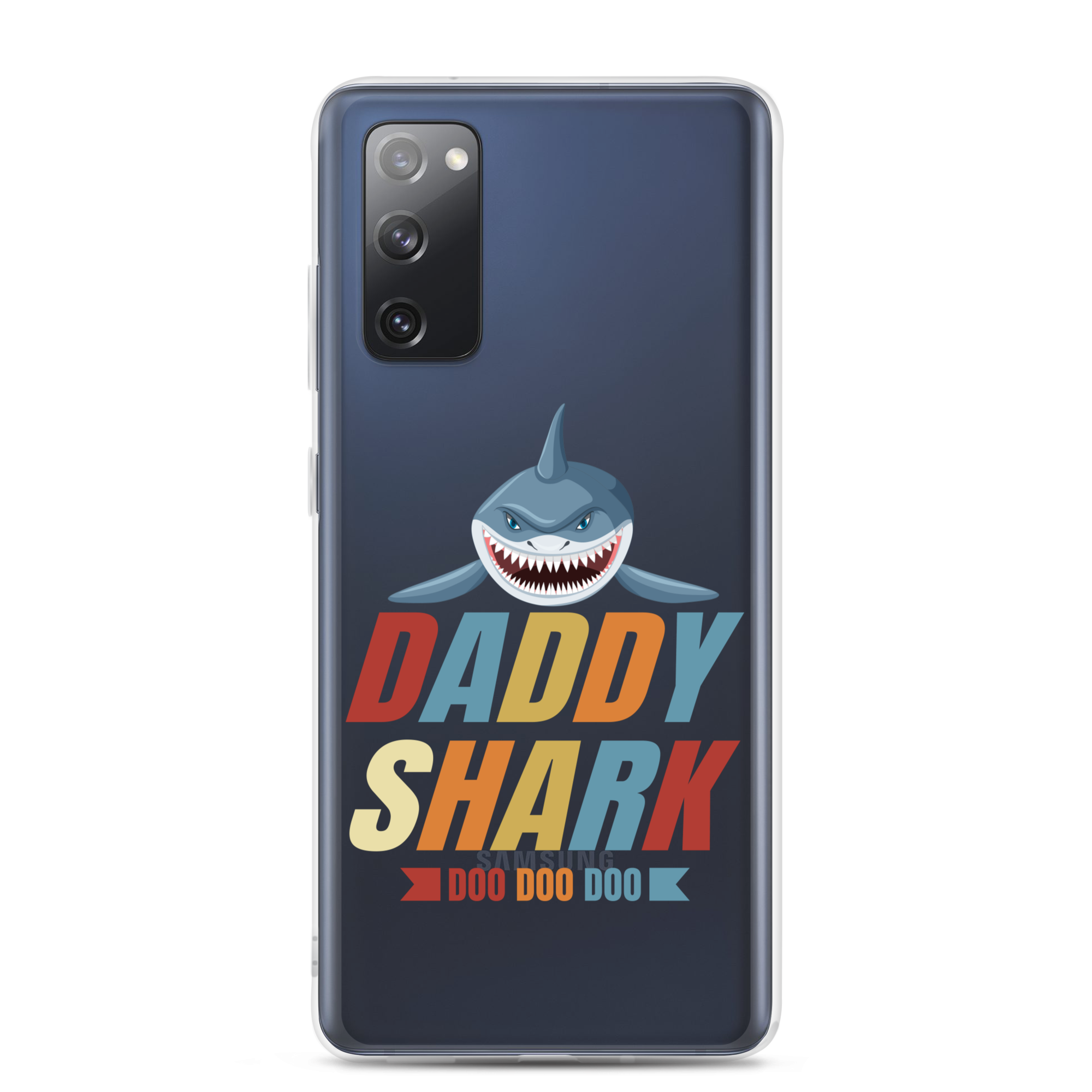 Daddy Shark Doo Doo Doo Clear Case for Samsung®