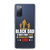 Black Dad A Son's First Hero A Daughter's First Love Clear Case for Samsung®