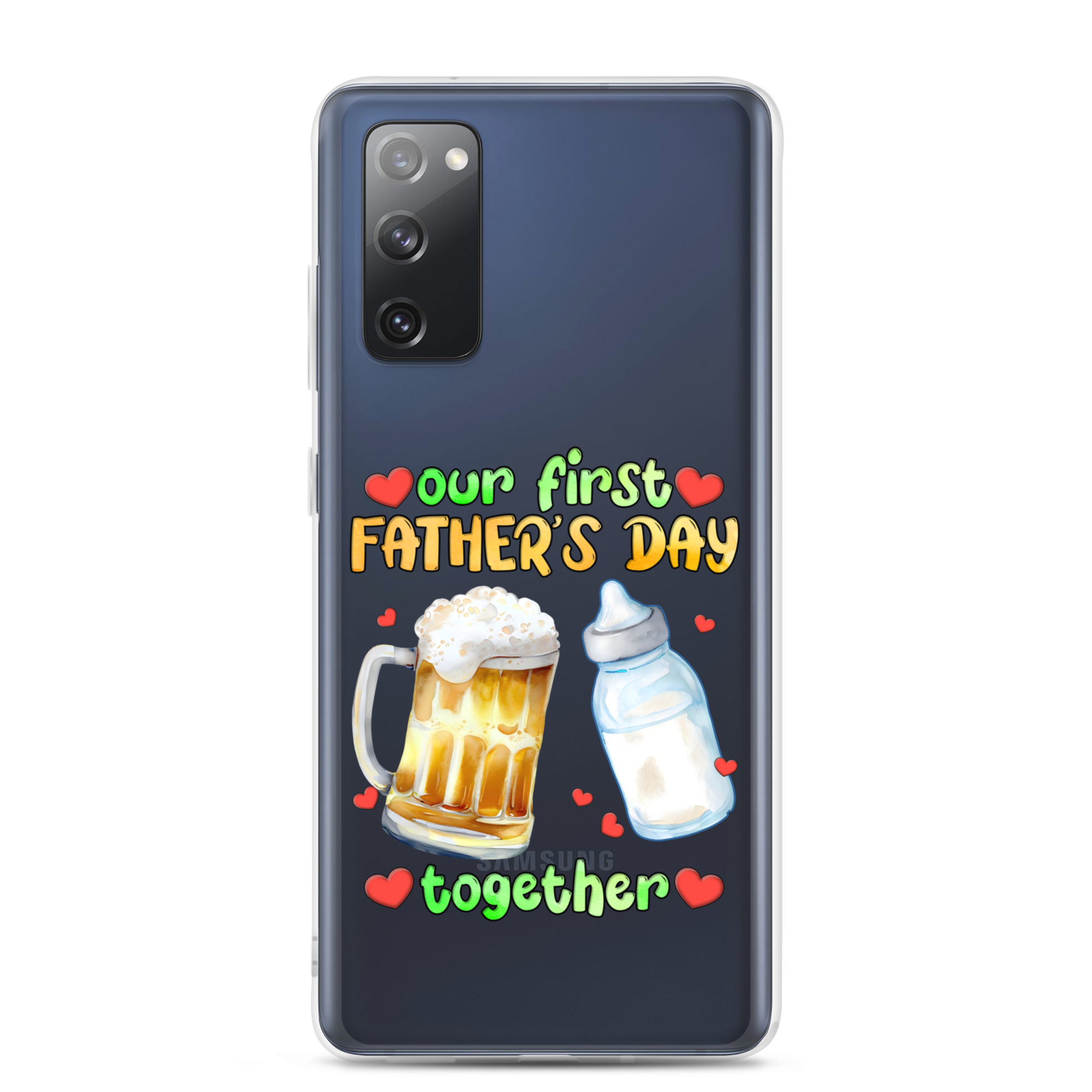 Our First Father's Day Together Clear Case for Samsung®