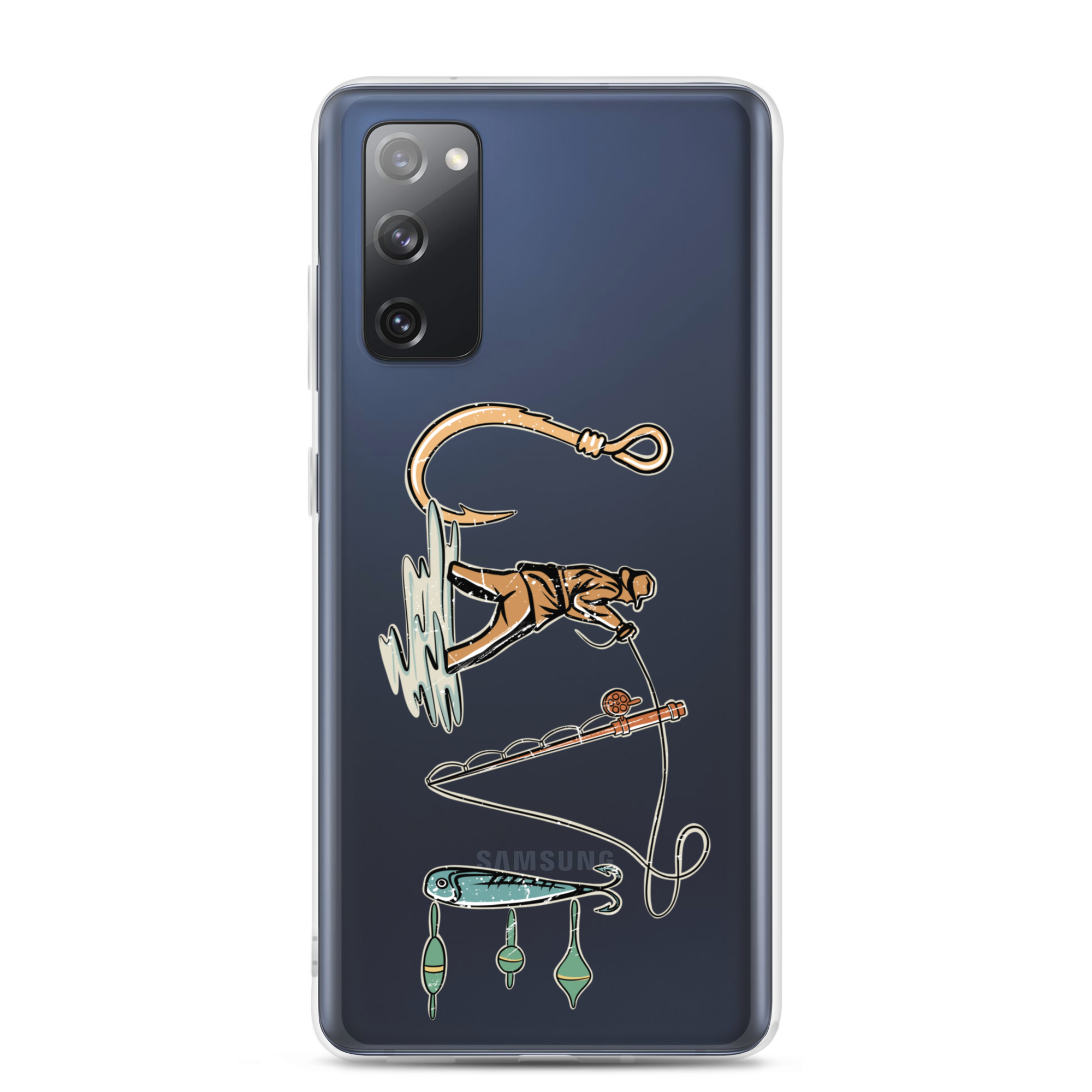 I Love Fishing Clear Case for Samsung®