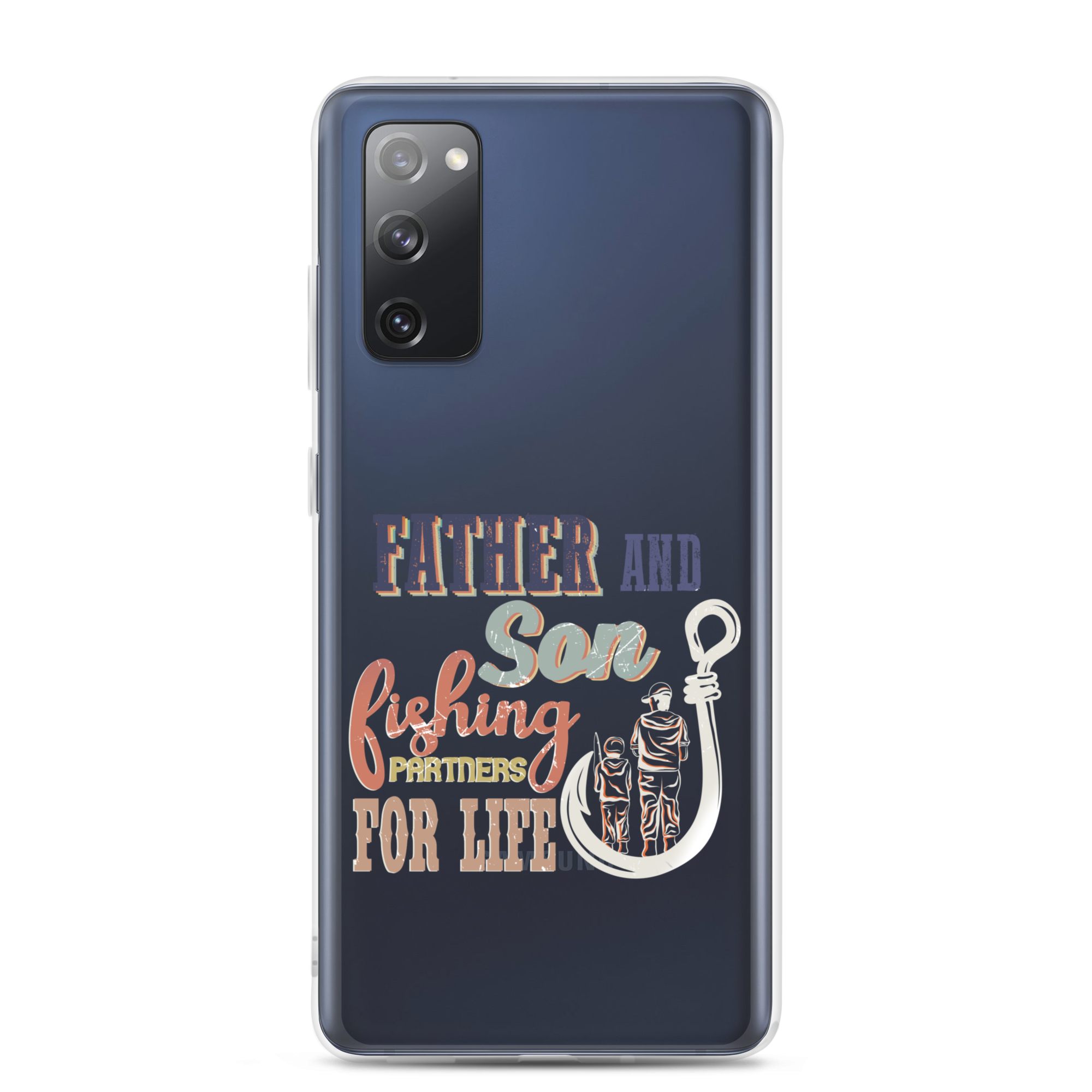 Father And Son Fishing Partners For Life Clear Case for Samsung®