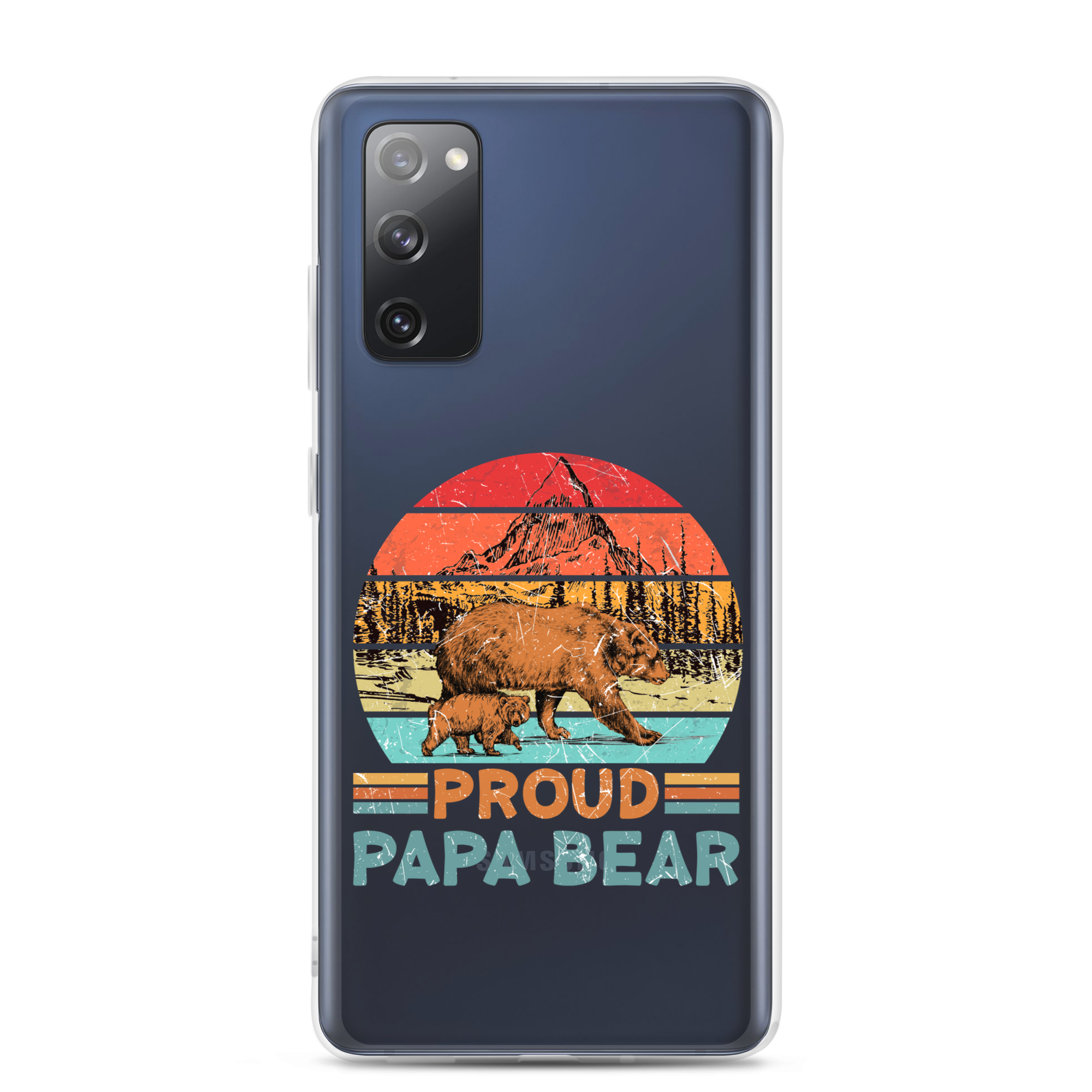 Proud Papa Bear Clear Case for Samsung®