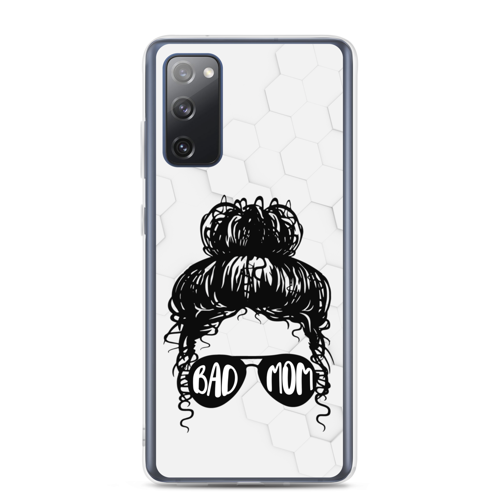 Bad Mom Messy Bun Clear Case for Samsung®