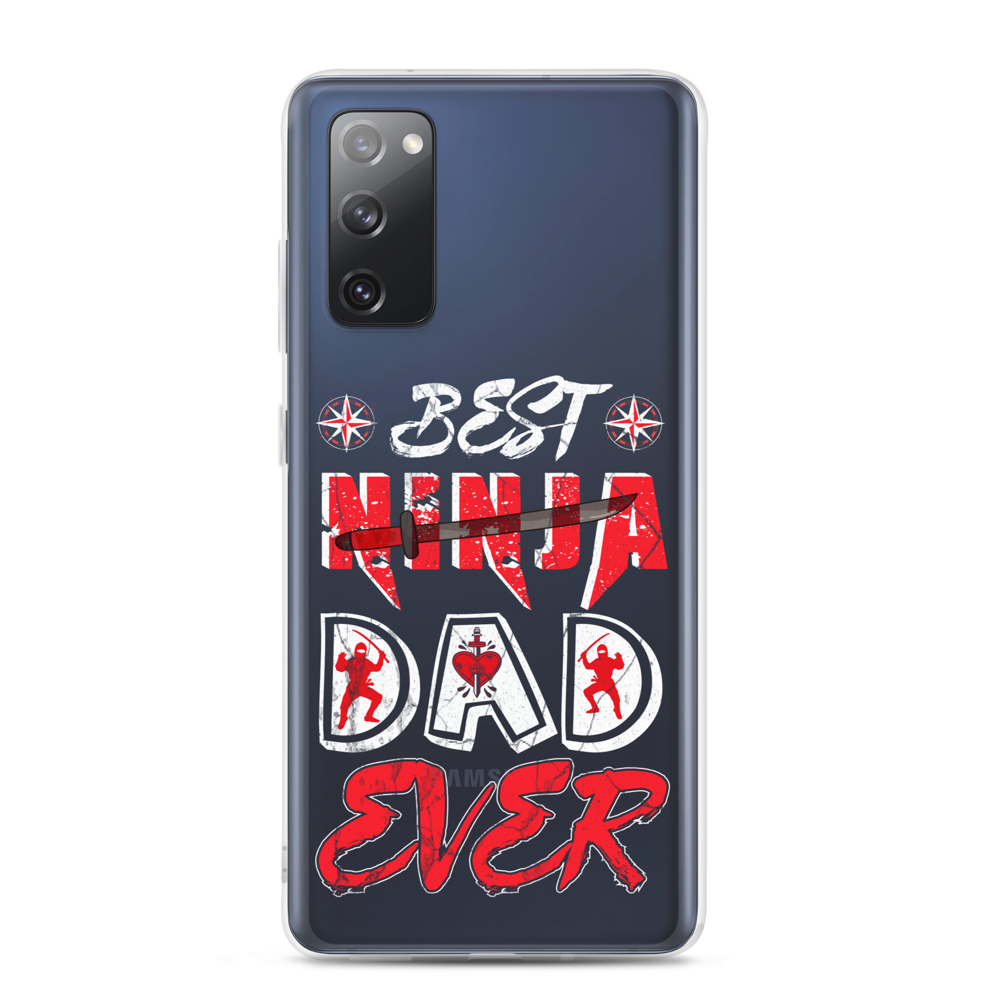 Best Ninja Dad Ever Clear Case for Samsung®