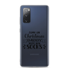 Come On Christmas Daddy Needs New Socks Clear Case for Samsung®