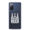 Dad Needs Beer Clear Case for Samsung®