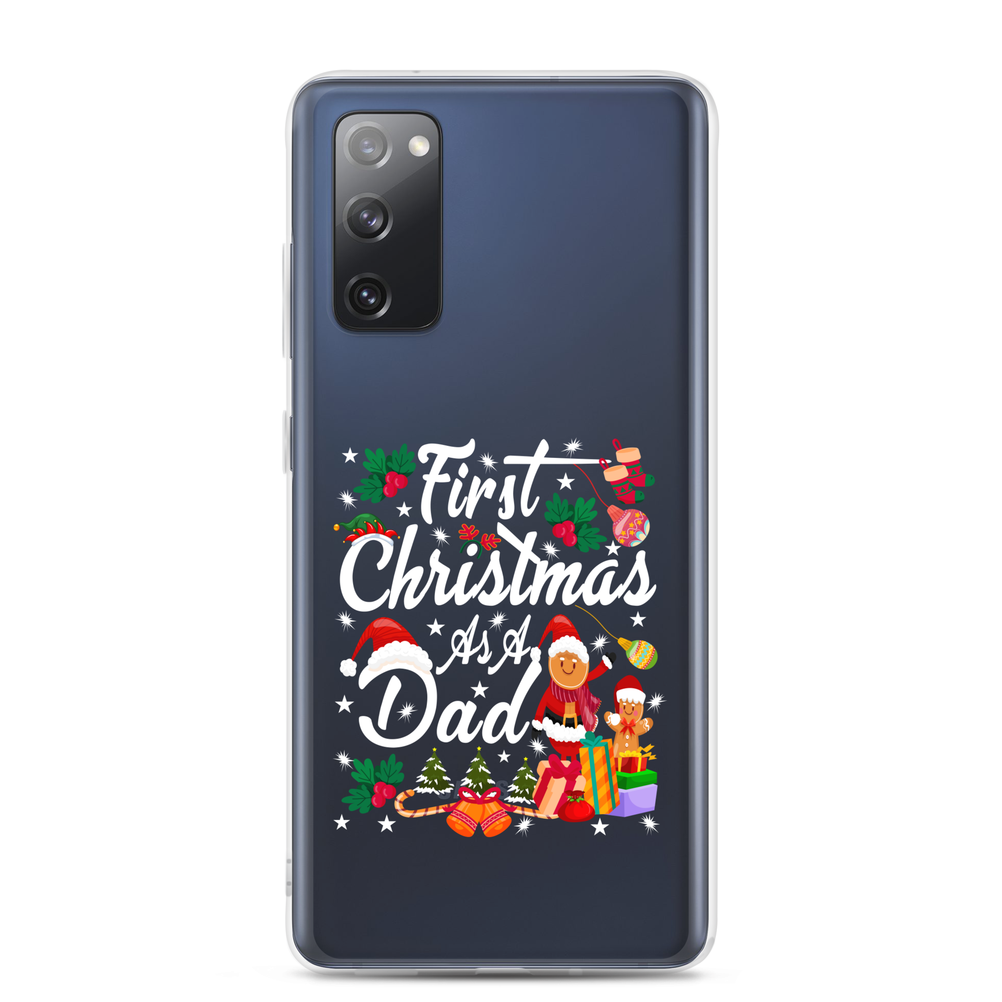 First Christmas As A Dad Clear Case for Samsung®