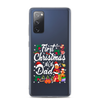 First Christmas As A Dad Clear Case for Samsung®