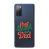 First Christmas As Dad Clear Case for Samsung®