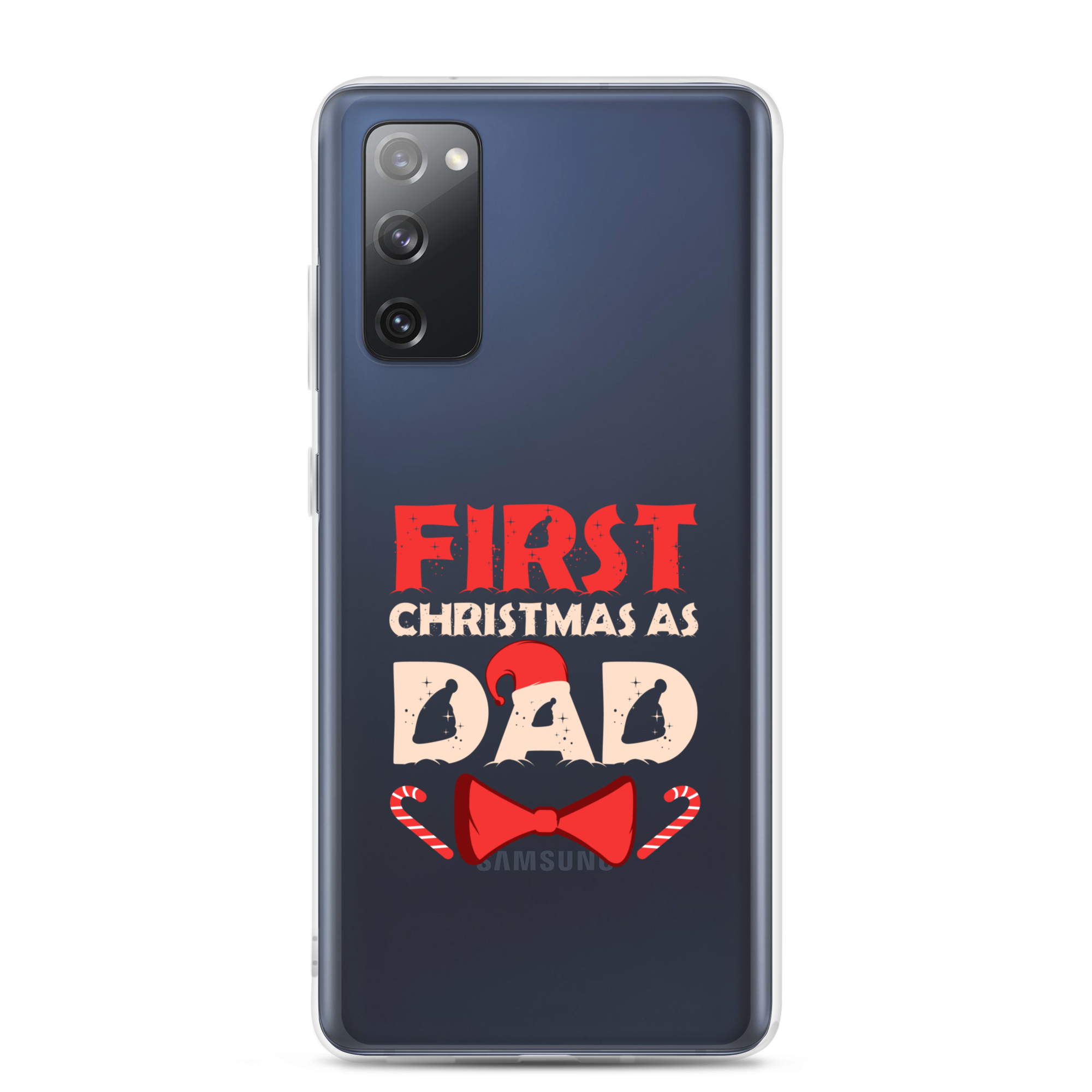 First Christmas As Dad Clear Case for Samsung®