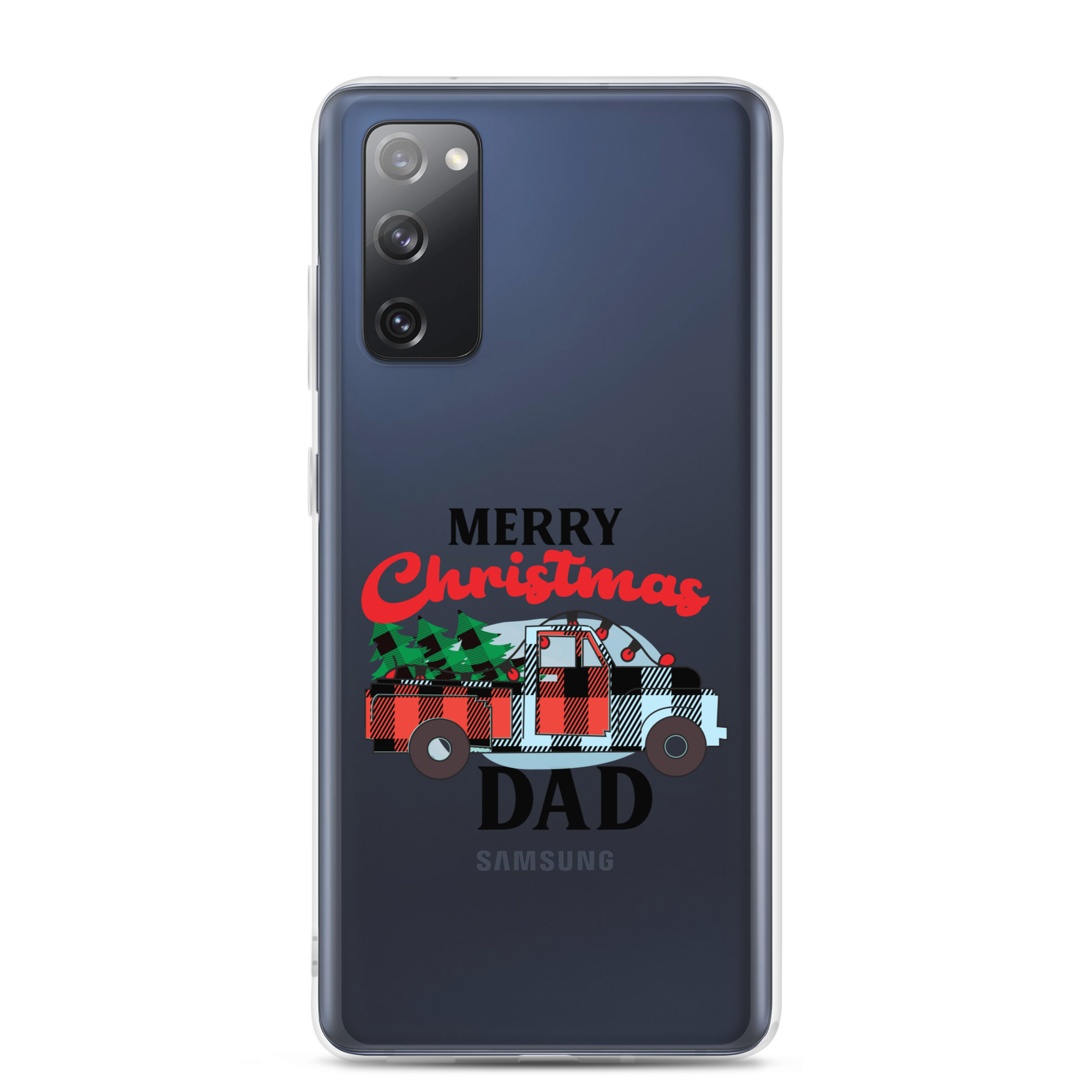 First Christmas As Dad Clear Case for Samsung®