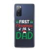 First Christmas As Dad Clear Case for Samsung®