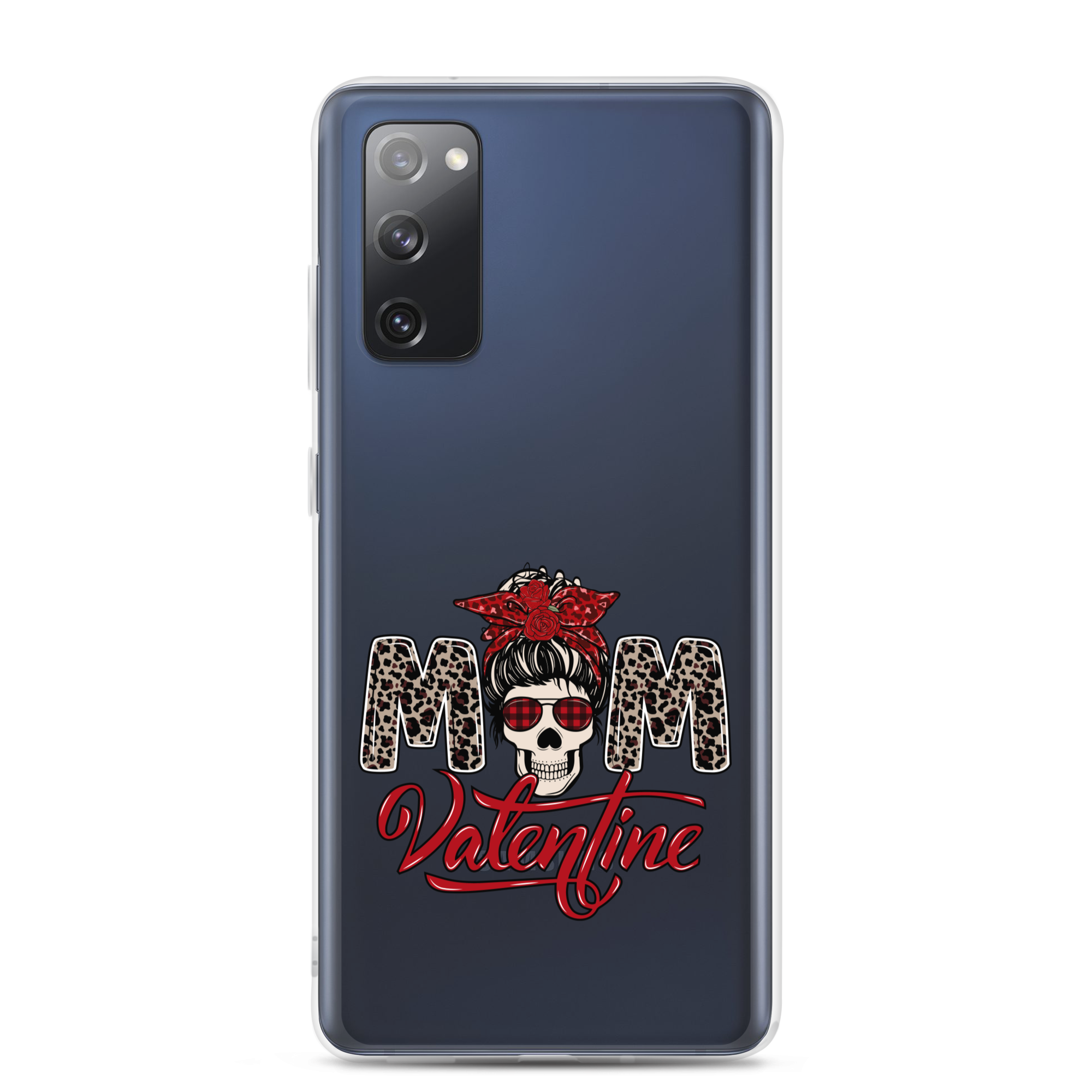 Skull Mom Valentine Clear Case for Samsung®