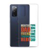 Mentor Dad Fiend Teacher Hero Father Clear Case for Samsung®