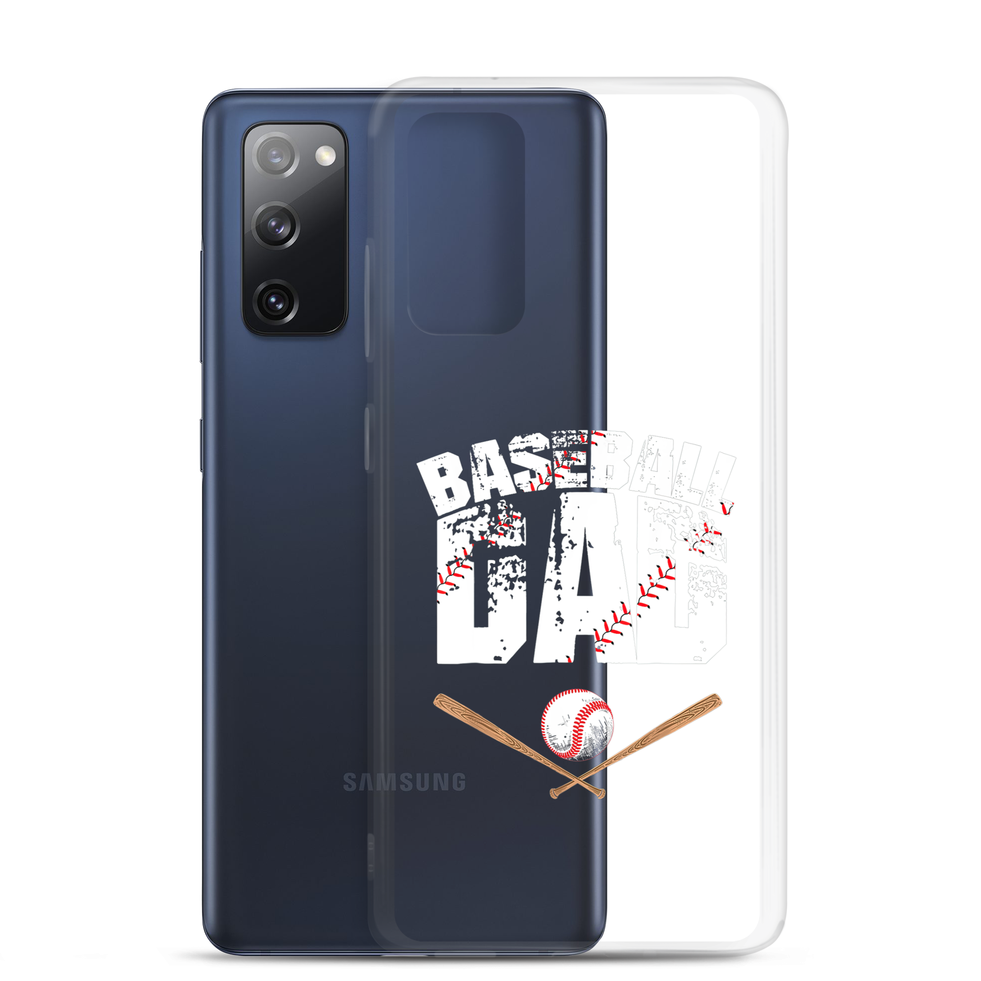 Baseball Dad Clear Case for Samsung®