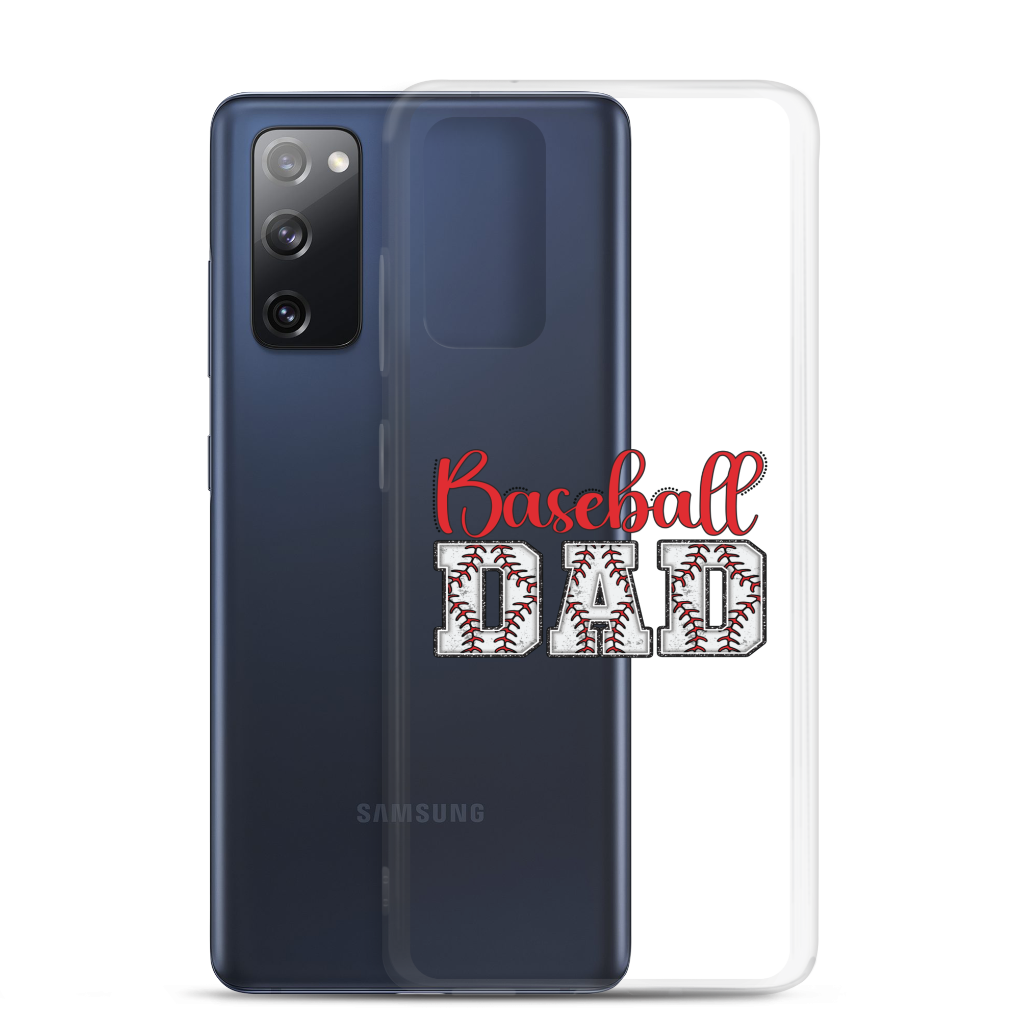 Baseball Dad Clear Case for Samsung®