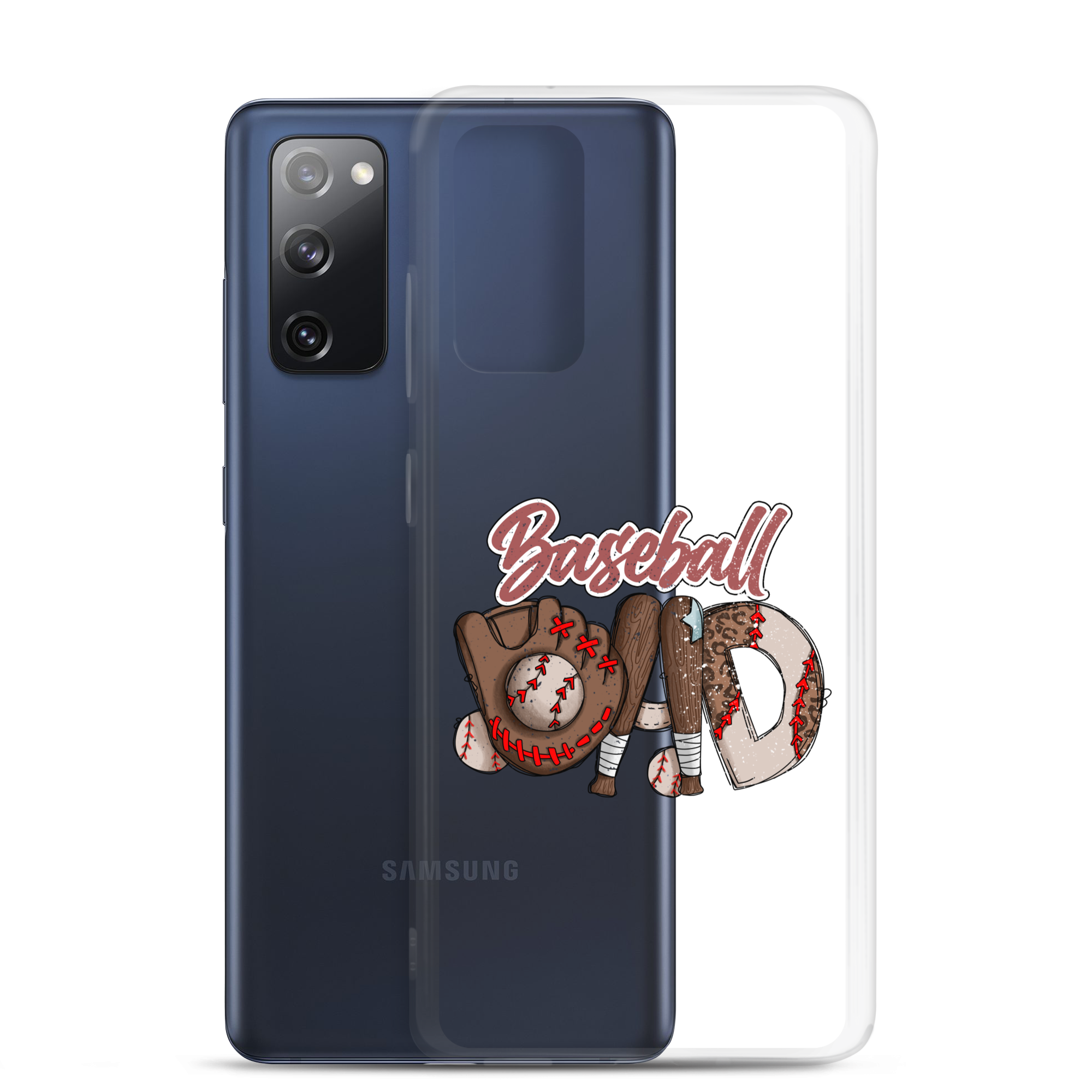 Baseball Dad Clear Case for Samsung®