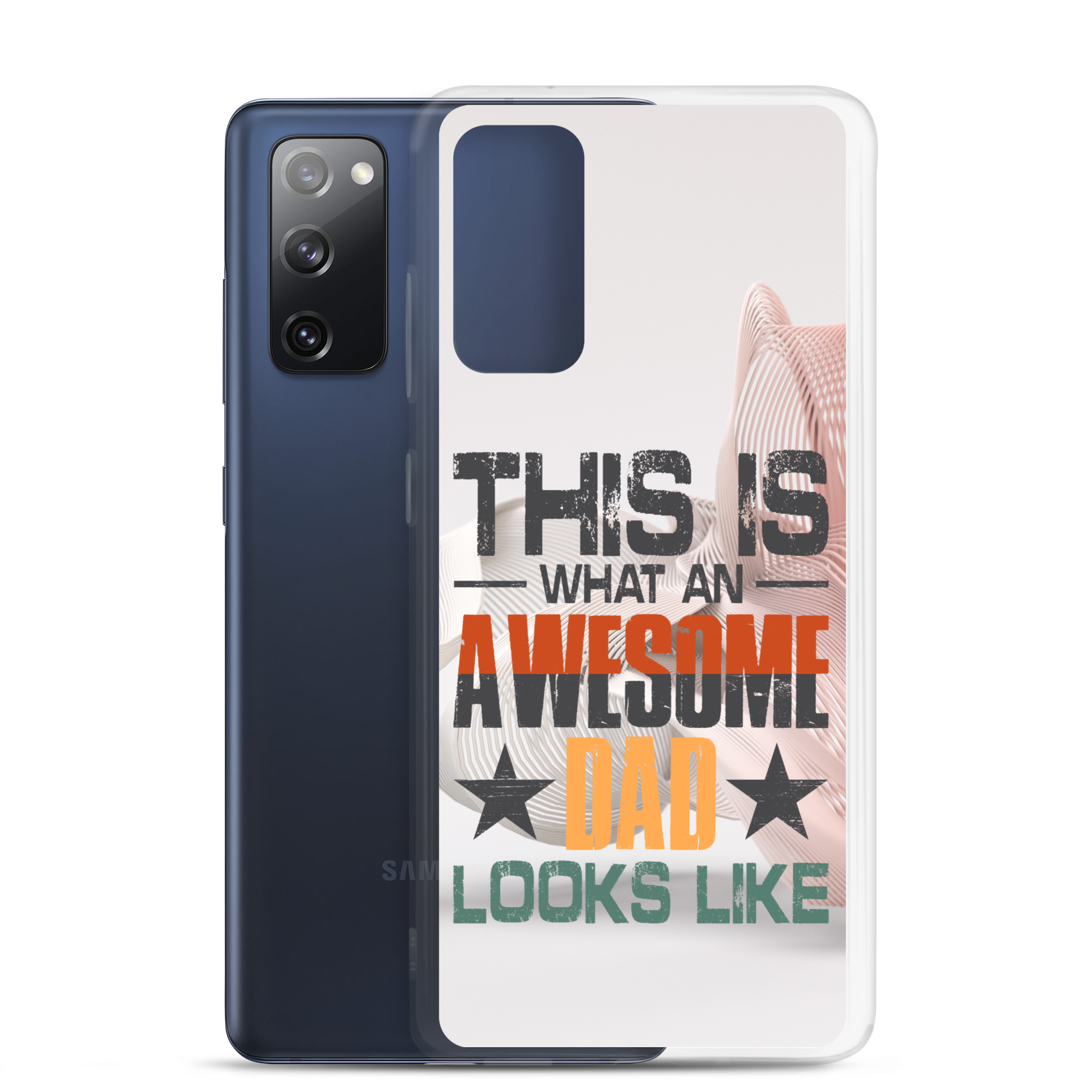 This What An Awesome Dad Looks Like Clear Case for Samsung®