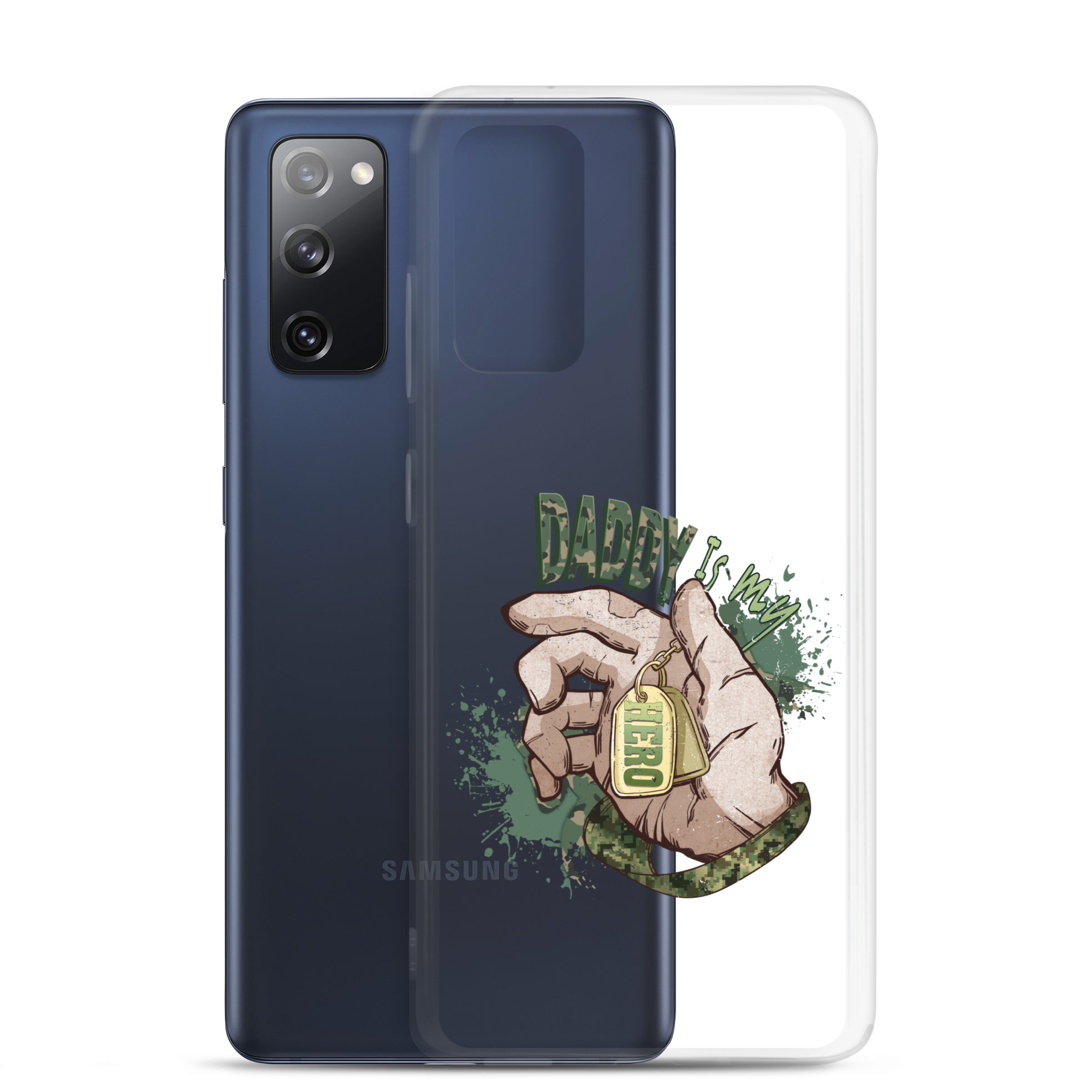 Daddy Is My Hero Clear Case for Samsung®