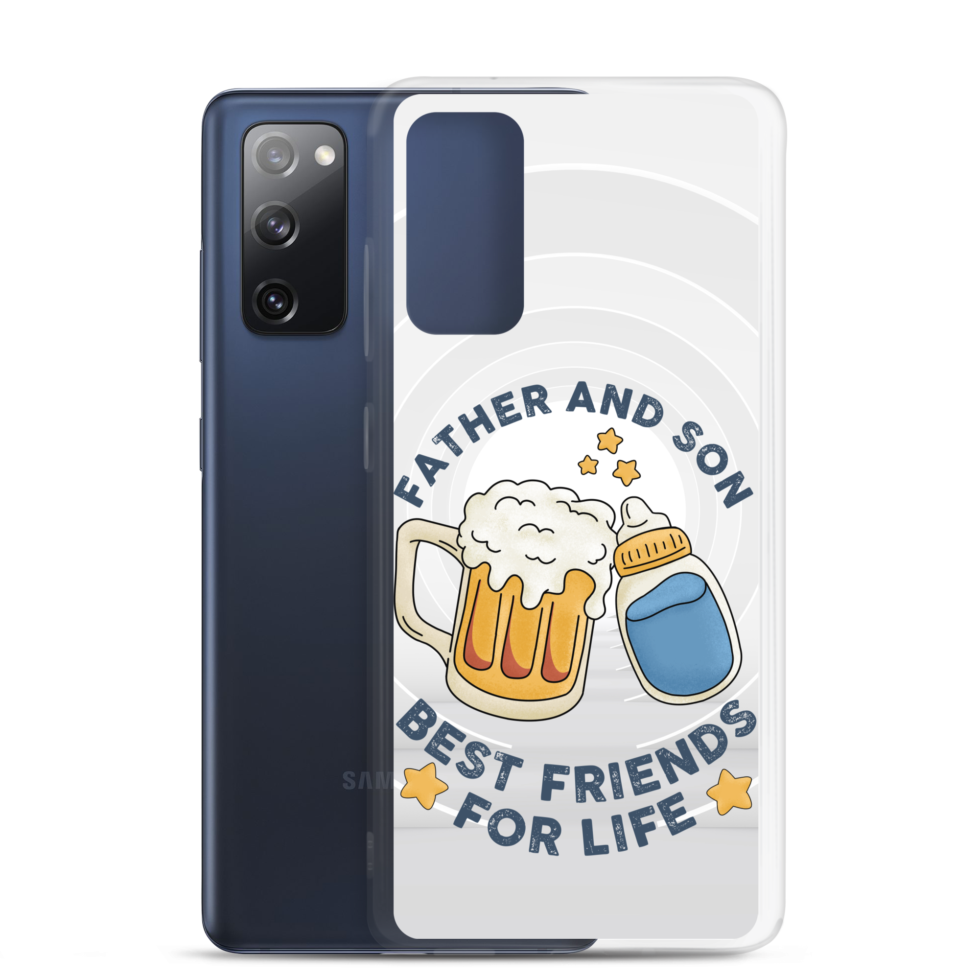 Father And Son Best Friends For Life Clear Case for Samsung®