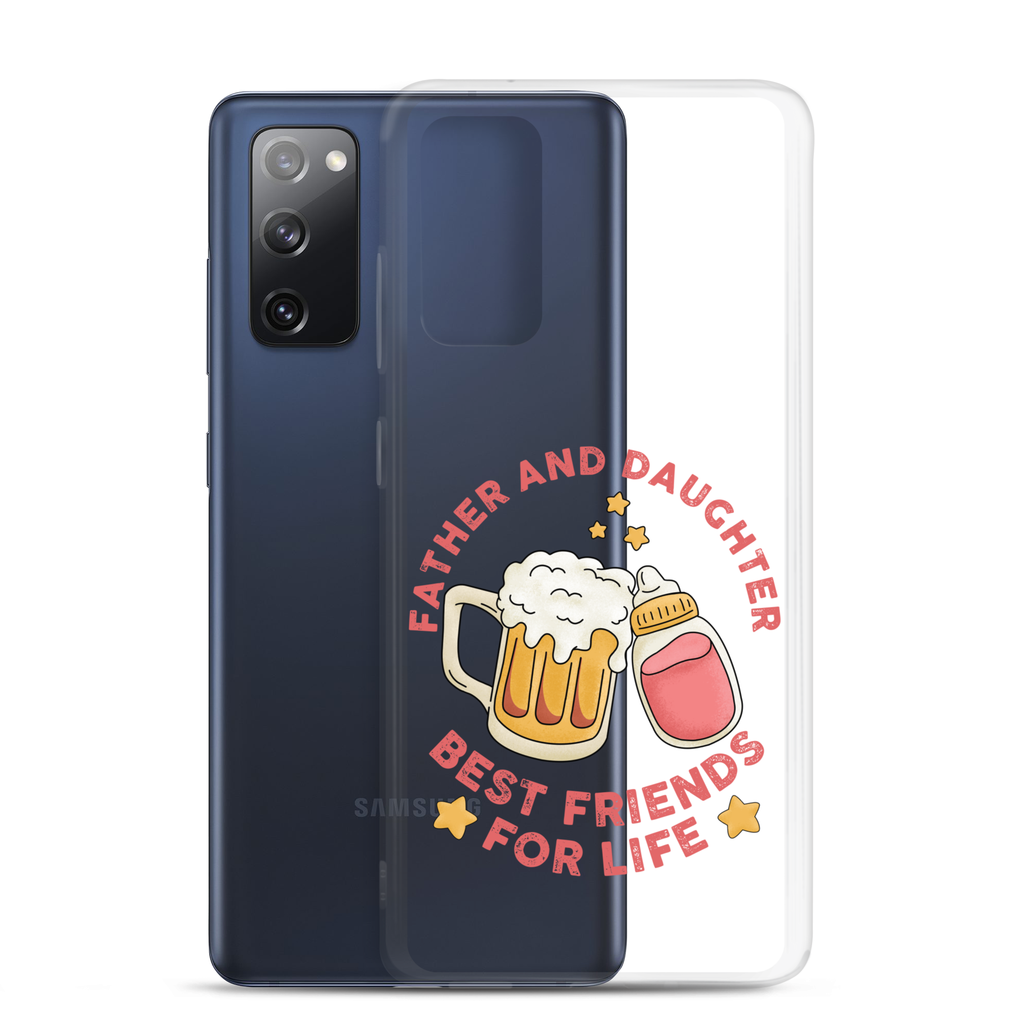 Father And Daughter Best Friends For Life Clear Case for Samsung®