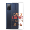 Dad's Camping T-Shirt Clear Case for Samsung®