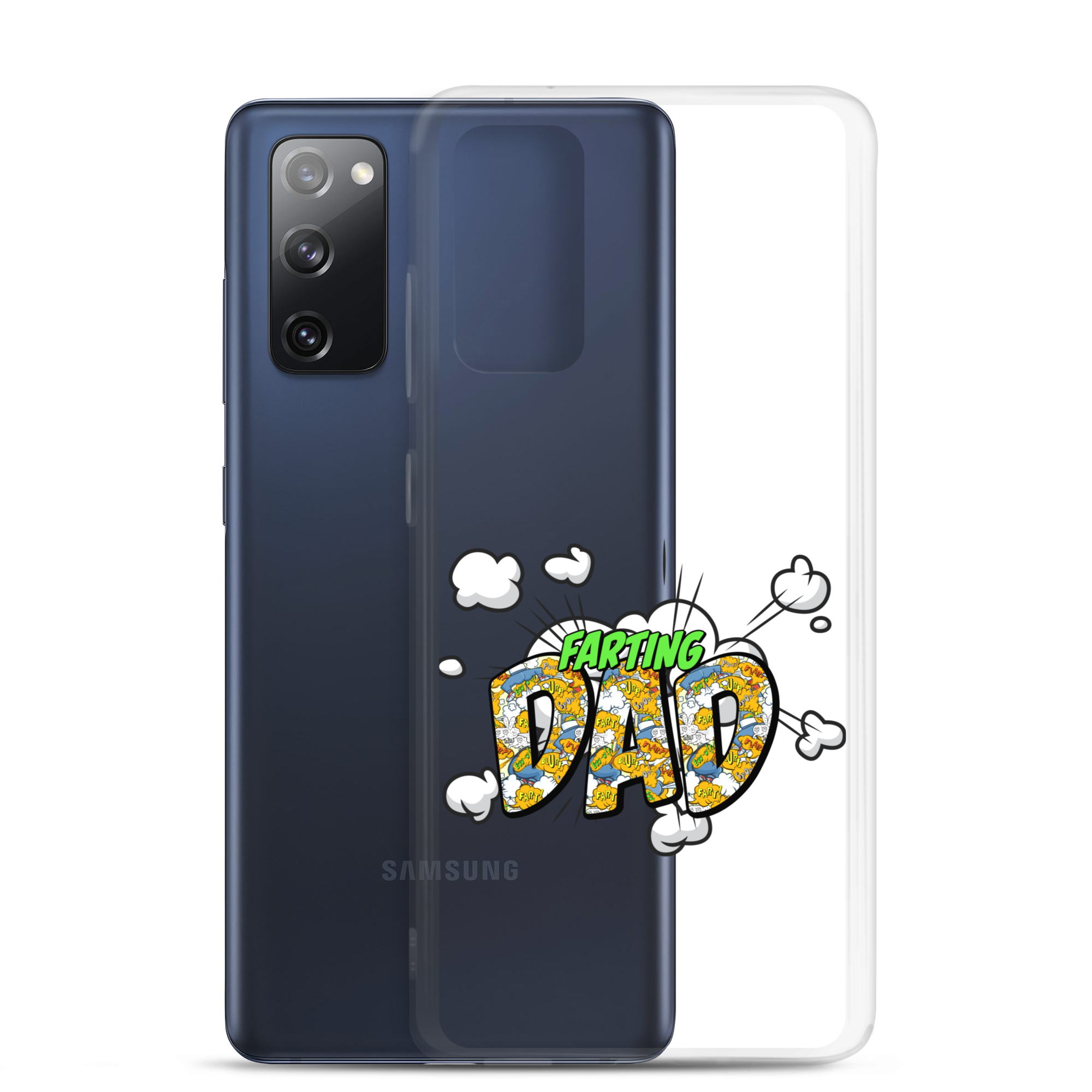 Farting Dad Clear Case for Samsung®