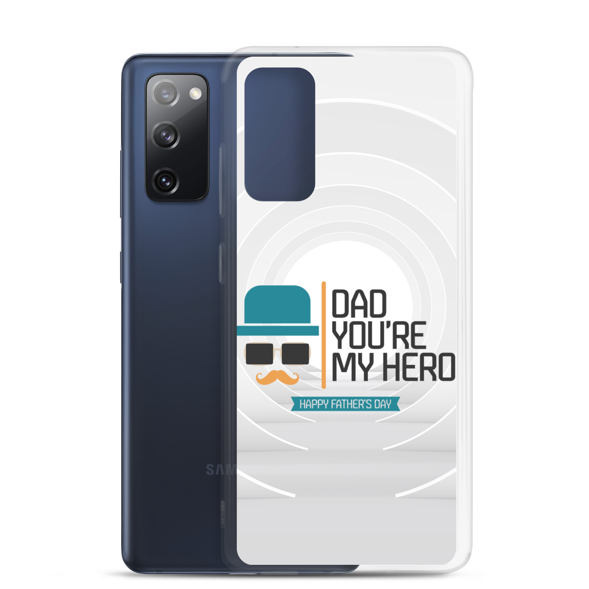 Dad You're My Hero Happy Father's Day Clear Case for Samsung®