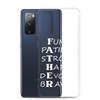 Funny Patient Strong Happy Devoted Brave Clear Case for Samsung®